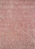 QM-702 Ivory/Old Rose ivory wool and silk hand knotted Rug