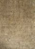 QM-709 Medium Ivory/Silver Gray ivory wool and silk hand knotted Rug