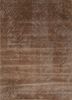free verse by kavi beige and brown wool and silk hand knotted Rug - HeadShot