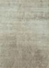 QM-962 Oyster/Shale ivory wool and silk hand knotted Rug