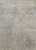 QM-962 Oyster/Pastel Blue ivory wool and silk hand knotted Rug