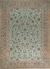 satk-22 sky blue/oyster green wool hand knotted Rug