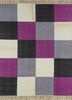 sdjt-183 russet/dark frost gray pink and purple jute and hemp flat weaves Rug