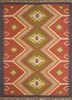 SDJT-238 Forest Green/Red green jute and hemp flat weaves Rug