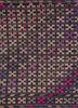 sdkl-19 autumn purple/honey peach grey and black wool hand knotted Rug