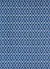 sdwl-148 twilight blue/white blue wool flat weaves Rug
