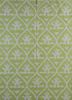 SDWL-529 Lime Green/Medium Gold green wool flat weaves Rug