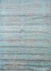 SKBS-11 Gray/Aqua Sky beige and brown bamboo silk hand knotted Rug