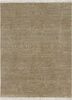 SKRT-517 Lead Gray/Lead Gray beige and brown wool and silk hand knotted Rug