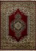 SKWL-109 Red/White red and orange wool hand knotted Rug