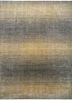 skwl-201 citron/steel gray green wool hand knotted Rug
