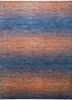 skwl-201 medieval blue/russet blue wool hand knotted Rug