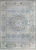 skwl-280 classic gray/white grey and black wool hand knotted Rug