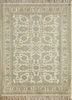 skwl-30 white/medium gold ivory wool hand knotted Rug