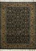 skwl-30 cola/honey yellow beige and brown wool hand knotted Rug