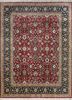 SKWL-31 Red/Ebony red and orange wool hand knotted Rug