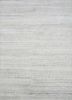 SKWV-23 Natural White/Natural White ivory wool and viscose hand knotted Rug