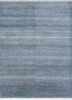 skwv-26 white/sea green grey and black wool and viscose hand knotted Rug