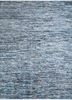skwv-30 ice blue/ivory blue wool and viscose hand knotted Rug