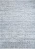 skwv-30 sea blue/winter white blue wool and viscose hand knotted Rug