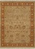 SPR-05 Beige/Copper beige and brown wool hand knotted Rug