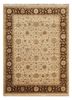 spr-07 light gold/cocoa brown beige and brown wool hand knotted Rug