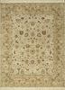 spr-11 beige/oatmeal beige and brown wool hand knotted Rug
