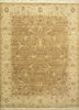 SPR-28 Oatmeal/Soft Gold beige and brown wool hand knotted Rug