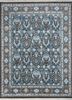 spr-41 liquorice/dark frost gray grey and black wool hand knotted Rug