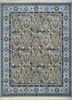 spr-41 sand/blue blush blue wool hand knotted Rug