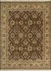 spr-44 (cs-01) cocoa brown/sand beige and brown wool hand knotted Rug