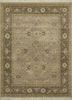 spr-45 lead gray/gray brown beige and brown wool hand knotted Rug