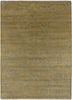 SPR-521 Fog/Soft Gold green wool hand knotted Rug