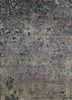 SPR-701 Frost Gray/Frost Gray grey and black wool hand knotted Rug