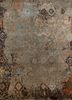 blithe beige and brown wool and bamboo silk hand knotted Rug - HeadShot
