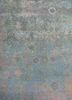 srb-153 columbia blue/medium sky blue blue wool and bamboo silk hand knotted Rug