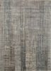 srb-701 classic gray/ashwood grey and black wool and bamboo silk hand knotted Rug