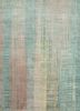 srb-701 ivory/light sea mist ivory wool and bamboo silk hand knotted Rug