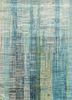 srb-701 light turquoise/classic gray blue wool and bamboo silk hand knotted Rug