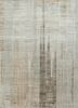 srb-701 ivory/soft gray ivory wool and bamboo silk hand knotted Rug