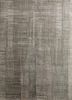 srb-701 soft gray/medium gray grey and black wool and bamboo silk hand knotted Rug