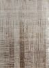 srb-701 linen/shale ivory wool and bamboo silk hand knotted Rug