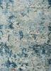 srb-705 light sea mist/antique white blue wool and bamboo silk hand knotted Rug
