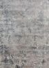 srb-705 antique white/classic gray ivory wool and bamboo silk hand knotted Rug