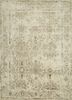 SRB-771 Antique White/Natural Beige ivory wool and bamboo silk hand knotted Rug