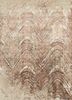 srb-9002 dark ivory/espresso ivory wool and bamboo silk hand knotted Rug