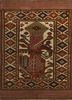 svtd-06 light camel/red beige and brown wool hand knotted Rug