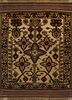 svtd-14 light camel/red beige and brown wool hand knotted Rug