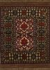SVTD-17 Light Camel/Red beige and brown wool hand knotted Rug