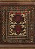 svtd-30 light camel/ribbon red beige and brown wool hand knotted Rug